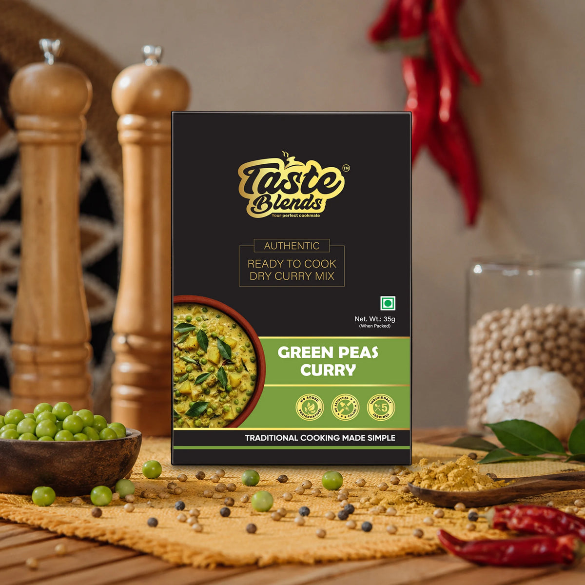 Green Peas Curry